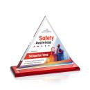 Dresden Full Color Red Crystal Award