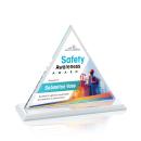 Dresden Full Color White Crystal Award