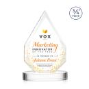 Hawthorne Full Color Clear on Alberton Base Peaks Crystal Award