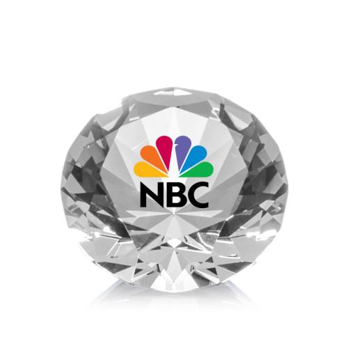 Awards and Trophies - Crystal Awards - Gemstone Full Color Diamond Crystal Award
