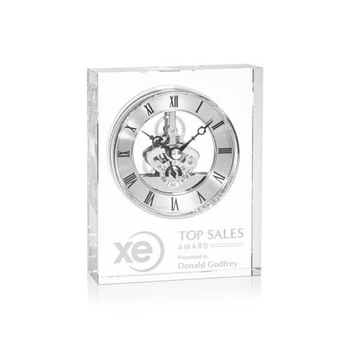 Corporate Gifts - Clocks - Ashland Clock - Silver Dial