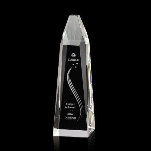 Awards and Trophies - Crystal Awards - Heritage Obelisk Crystal Award