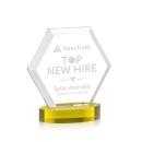 Barnett Gold on Alberton Base Polygon Crystal Award