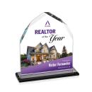 Montibello Full Color Black Peaks Crystal Award