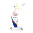 Atkinson Gold Star Full Color Peaks Crystal Award