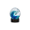 Surfside Black on Stanrich Base Globe Glass Award