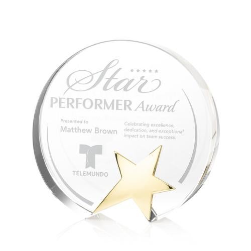 Awards and Trophies - Crystal Awards - Creemore Star Crystal Award