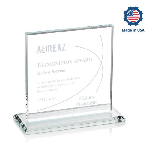 Awards and Trophies - Crystal Awards - Sahara Square / Cube Crystal Award