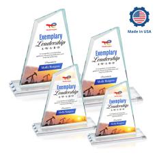 Summit Full Color Peaks Crystal Award - Awards and Trophies