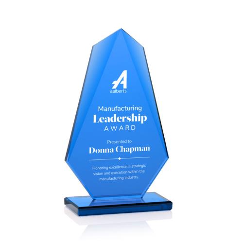 Awards and Trophies - Crystal Awards - Winstead Peaks Crystal Award