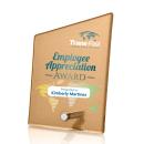 Atchison Russet Slant Full Color Silver Peaks Glass Award