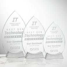 Newham Tear Drop Crystal Award - Awards and Trophies