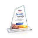 Summit Full Color Clear Peaks Crystal Award