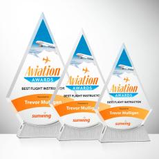 Wroxton Full Color Diamond Crystal Award - Metal Awards