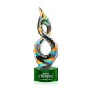 Cosenzo Green on Marvel Base Unique Glass Award