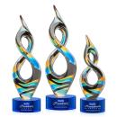 Cosenzo Blue on Marvel Base Unique Glass Award