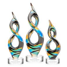 Cosenzo Clear on Stanrich Base Unique Glass Award - Art Glass Awards