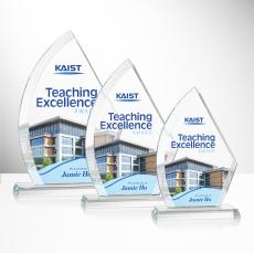 Ayrton Full Color Unique Crystal Award - Crystal Awards