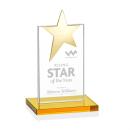 Bryanston Gold Star Amber Towers Crystal Award