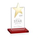 Bryanston Gold Star Red Towers Crystal Award