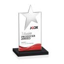 Bryanston Chrome Star Full Color Black Towers Crystal Award