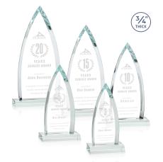 Shildon Clear Peaks Crystal Award - Awards and Trophies