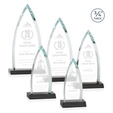 Shildon Black Peaks Crystal Award - Crystal Awards