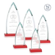 Shildon Red Peaks Crystal Award - Awards and Trophies