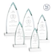 Shildon White Peaks Crystal Award - Awards and Trophies