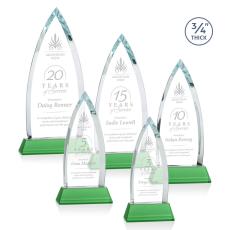 Shildon Green on Newhaven Peaks Crystal Award - Awards and Trophies