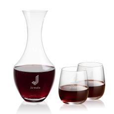Oldham Carafe & Crestview Stemless Wine - Barware
