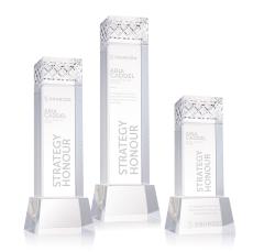 Velson Clear on Base Towers Crystal Award - Crystal Awards