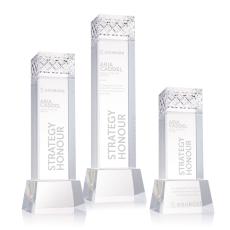 Velson Clear on Base Towers Crystal Award - Awards and Trophies