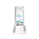 Velson Full Color Clear on Base Towers Crystal Award