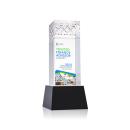 Velson Full Color Black on Base Towers Crystal Award