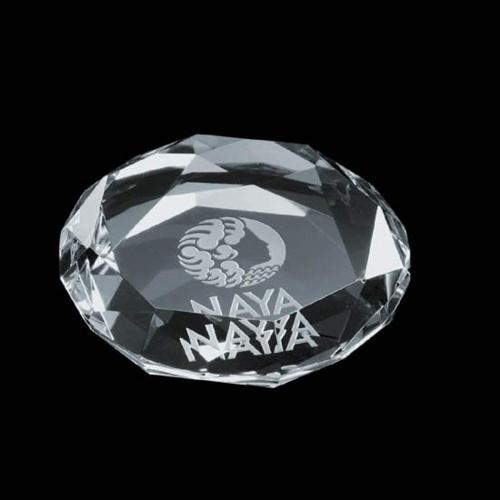 Corporate Gifts - Desk Accessories - Paperweights - Amherst Paperweight - Octagon