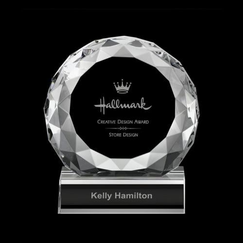 Awards and Trophies - Crystal Awards - Victory Circle Crystal Award