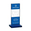 Basilia Blue Towers Crystal Award