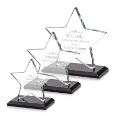 Employee Gifts - Sudbury Black Star Crystal Award