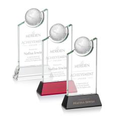 Employee Gifts - Brixton Optical Globe Crystal Award