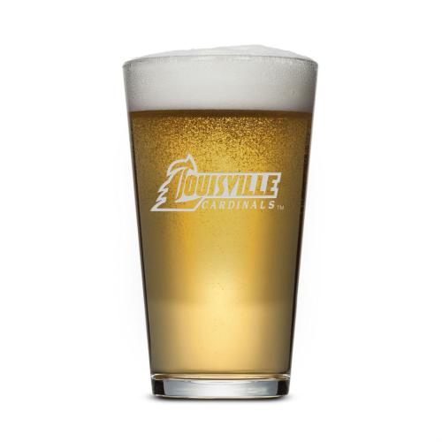 Corporate Gifts - Barware - Pilsners & Steins - Chelsea Pub Glass - Deep Etch