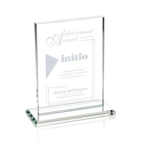 Awards and Trophies - Crystal Awards - Emperor Starfire Rectangle Crystal Award