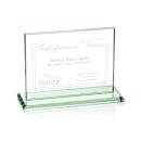 Emperor Jade (Horiz) Rectangle Glass Award