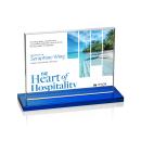 Emperor Full Color Blue (Horiz) Rectangle Crystal Award