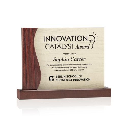 Awards and Trophies - Crystal Awards - Glass Awards - Hartwell Rectangle Glass Award