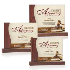 Hartwell Full Color Rectangle Glass Award - Eco and Wood Awards