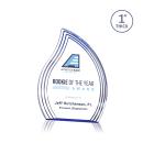 Tidworth Full Color Blue Flame Acrylic Award