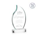 Croydon Clear on Alberton Base Flame Crystal Award