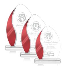 Sherborne Red Peaks Crystal Award - Awards and Trophies