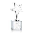 Tuscany Chrome Star on Granby Base - Clear